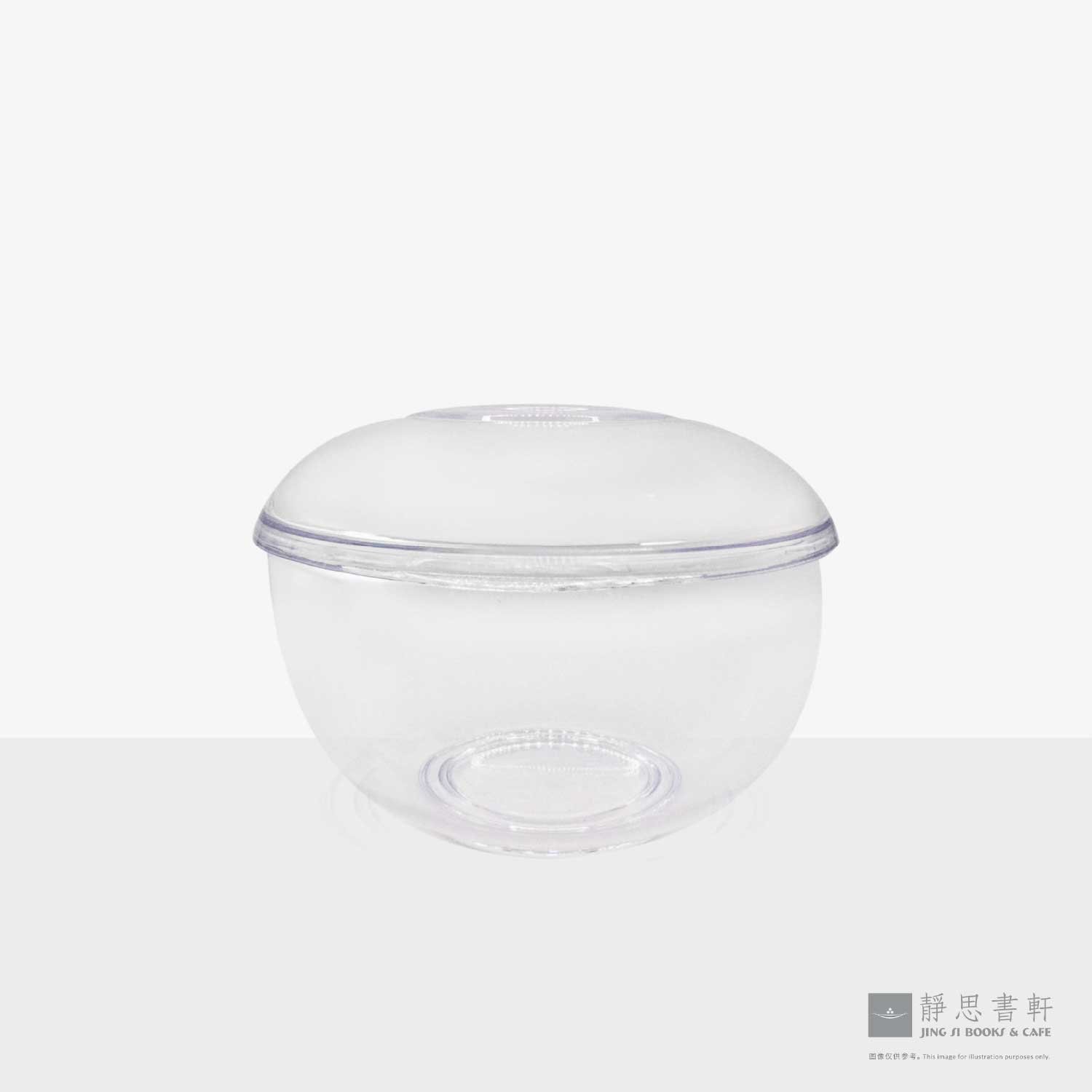 碗盘(大)透Environmental Friendly (L) Bowl With Plate (Transparent)