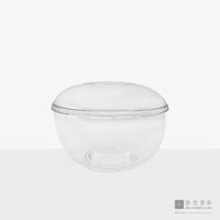 碗盘(大)透Environmental Friendly (L) Bowl With Plate (Transparent)