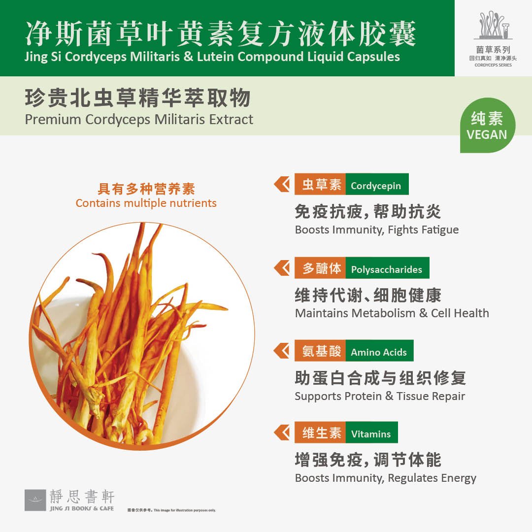 净斯菌草金盏花萃取物(叶黄素)复方液体胶囊 60 粒/盒 Calendula Extract (Lutein) Compound（Liquid Capsules）60 capsules/box
