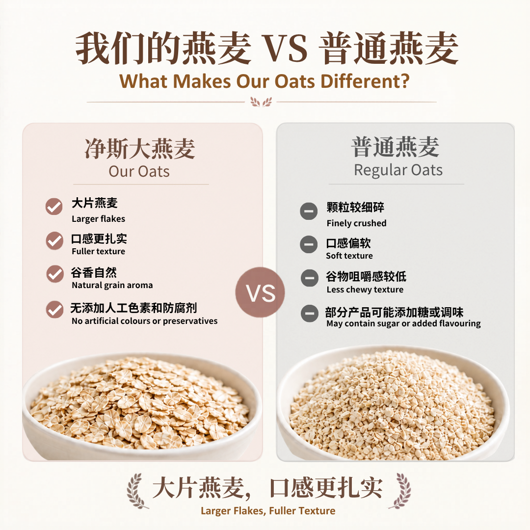 大燕麦片 Large Oatmeal (Plain Oat）