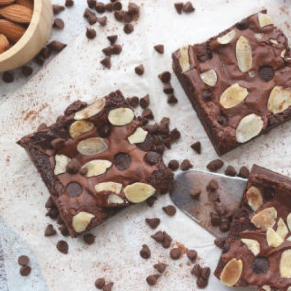 可可杏仁曲奇 Cocoa Almond Cookies